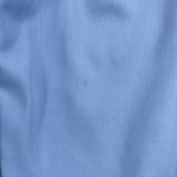 Geoffrey Beene Shirt Mens Medium 15.5 Blue Button Up Long Sleeve Wrinkle Free - Picture 12 of 12